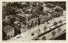 4339 Luchtfoto van de Leidseweg tussen de Catharijnesingel en het Stationsplein te Utrecht, met in het midden het ...